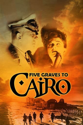 دانلود فیلم Five Graves to Cairo 1943 (پنج گور به قاهره)